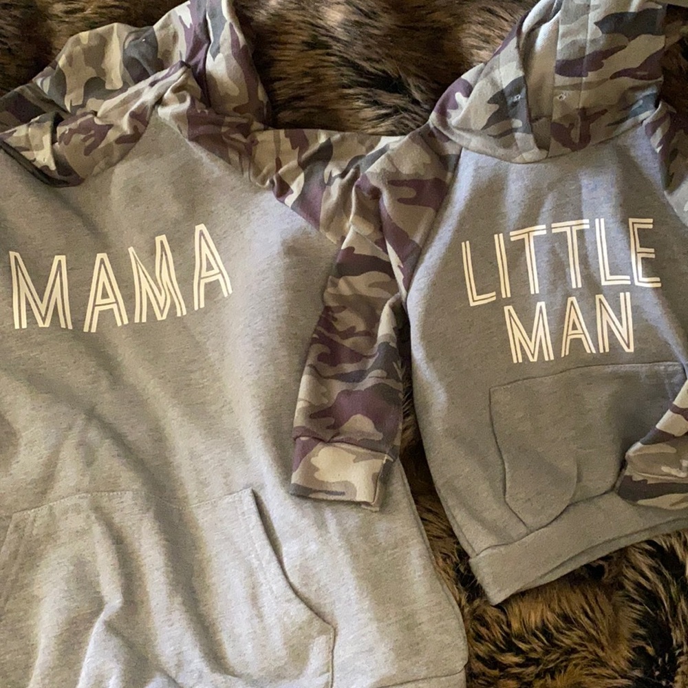 Matching Set—Mama & Little Man Sweatshirts